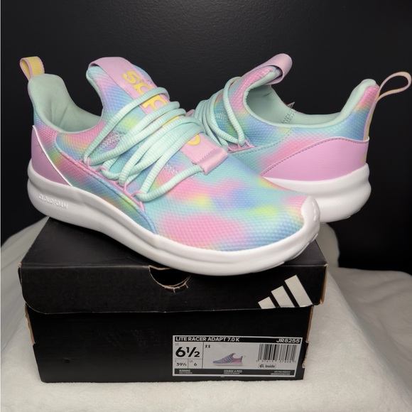 Adidas Lite Racer Adapt 7.0 K “Cotton Candy” | 8W | NIB - Picture 2 of 5
